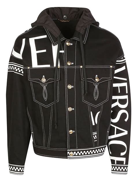 denim jacket versace 1990|Versace denim jacket men.